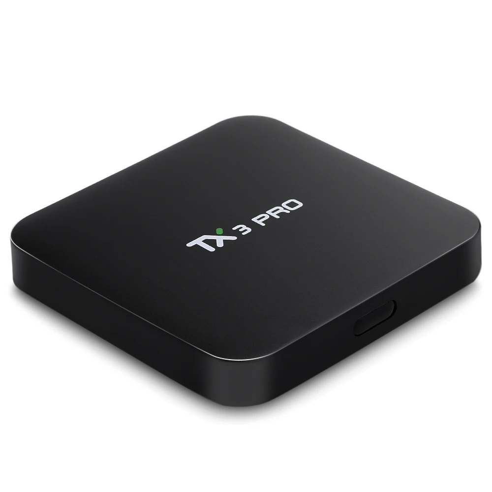 ТВ приставка TX3 Pro Android 6 0 4K 2 4G WiFi Amlogic S905X четырехъядерный 1 ГБ 8 мультимедийный