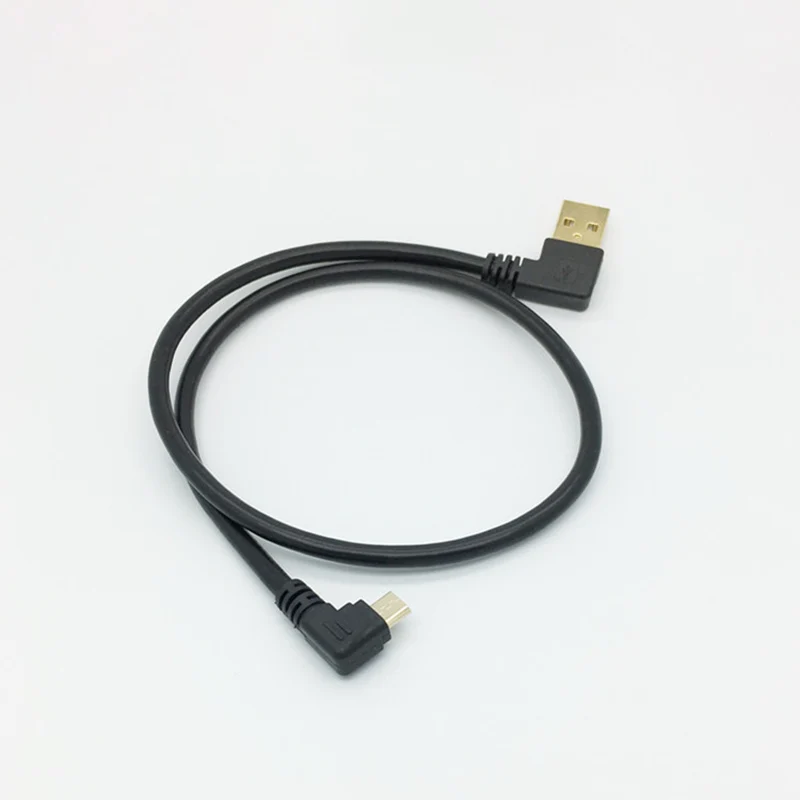 Right Angle Micro USB Data Cable 5 Pin Male To 2.0 A Sync Charger Converter 90 Degree Adapter SP | Электроника