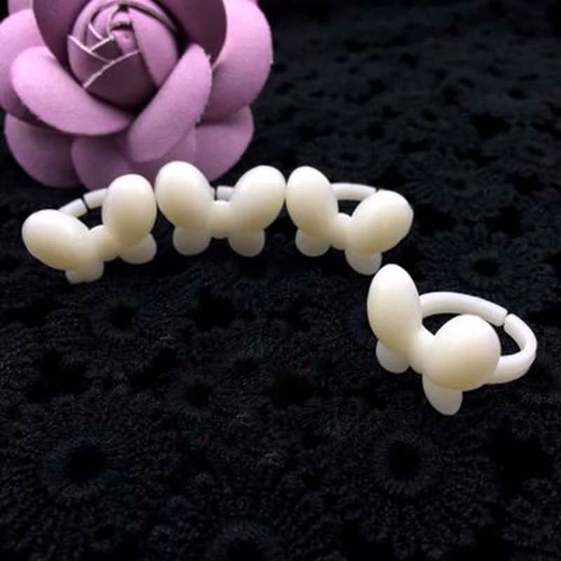 50 шт ногтей цветной диаграммы кольцо Роза цветок бабочка натурально чистый стиль