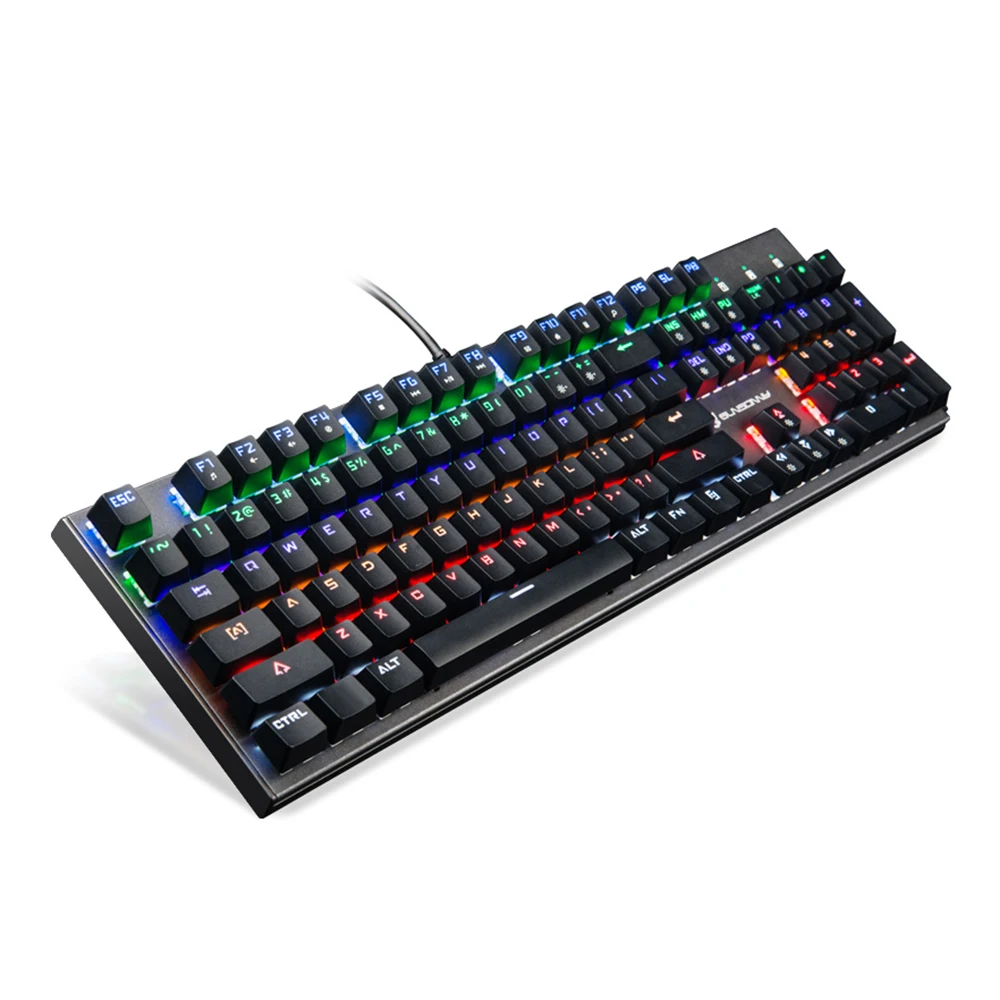 SUNSONNY S J5 проводной Механическая игровая клавиатура синий переключатель