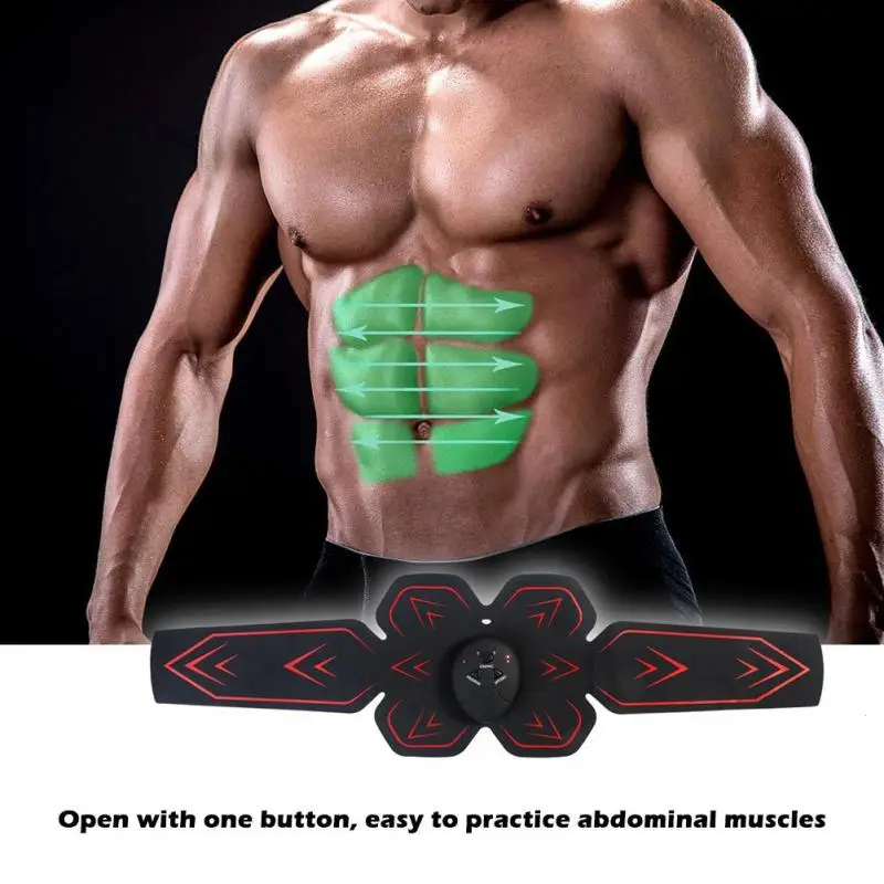 USB заряженных стимулятор мышц пресса Musculaire электростимуляции тренажерный зал Smart