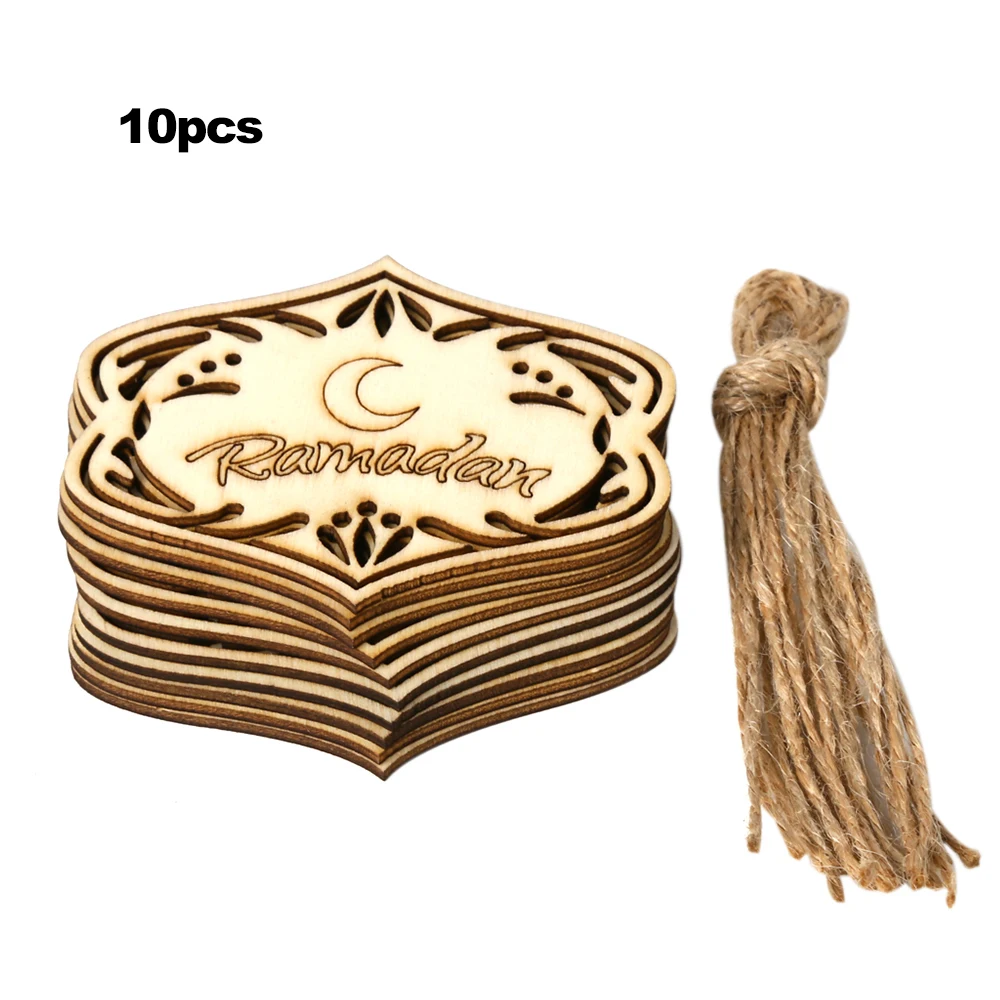 Современные деревянные стойки знак ИД Мубарак Висячие Подвески Рамадан