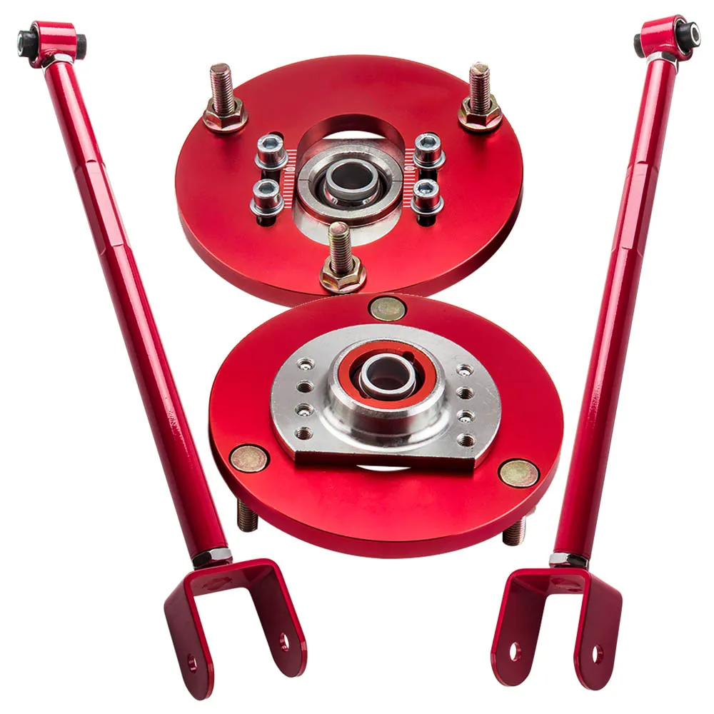 Передняя пластина Coilover Camber + рычаг управления для BMW 3 серии E46 1998-2005 Верхнее