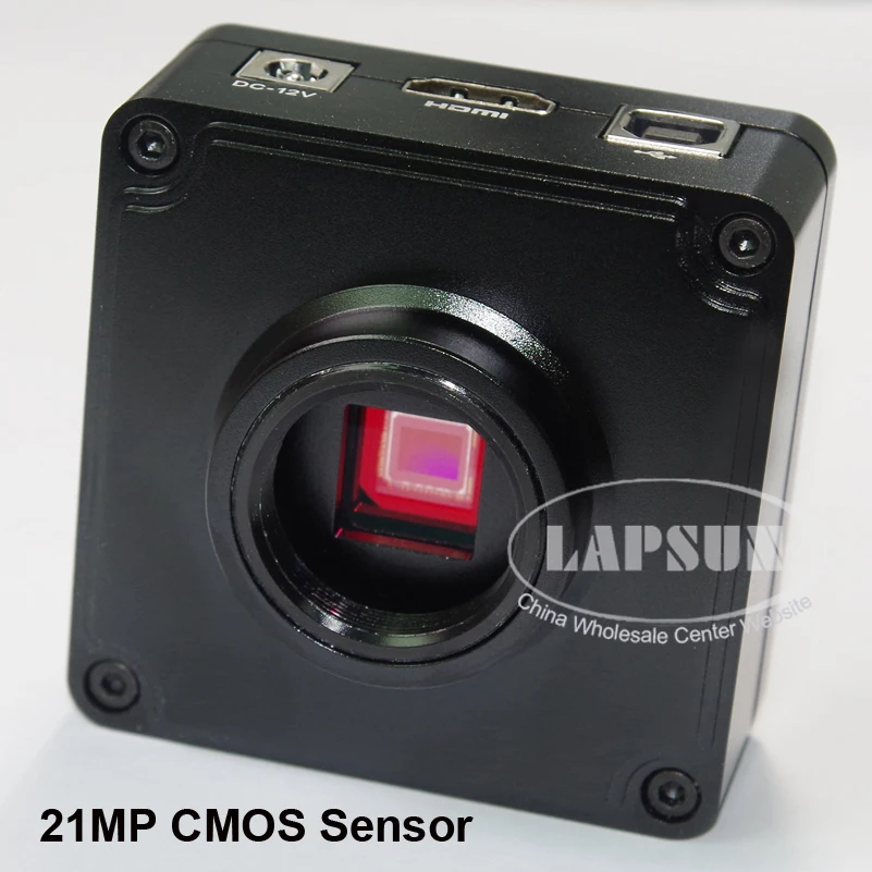 Lapsun 21.0MP HD промышленный лабораторный микроскоп камера 1080P @ 60FPS HDMI 30FPS USB + 180X