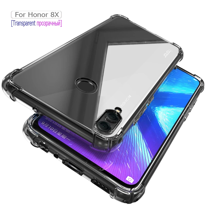 Discount Case Huawei P30 Pro P20 Lite Cover Honor 10 for Mate 20 Air Cushion Shockproof Soft TPU Transparent Nova 4 |