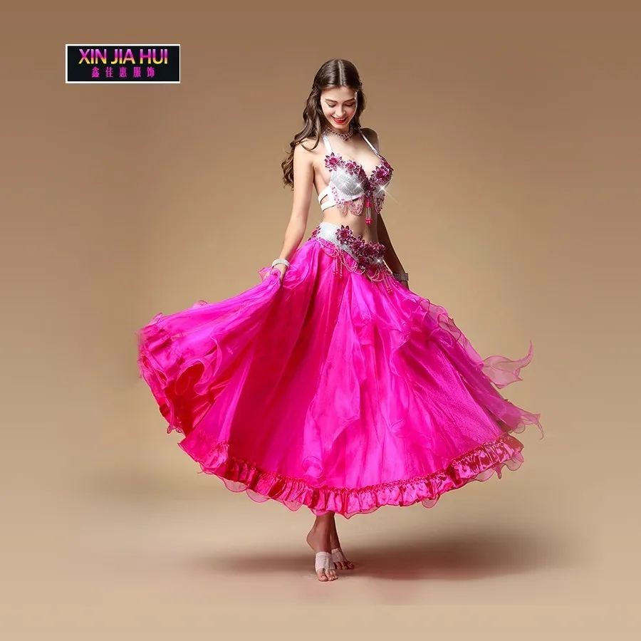 Indian Sexy Belly Dance Suit Serve Adult Woman New Pattern East Performance Clothing Moda Mujer Bellydance Costume | Тематическая