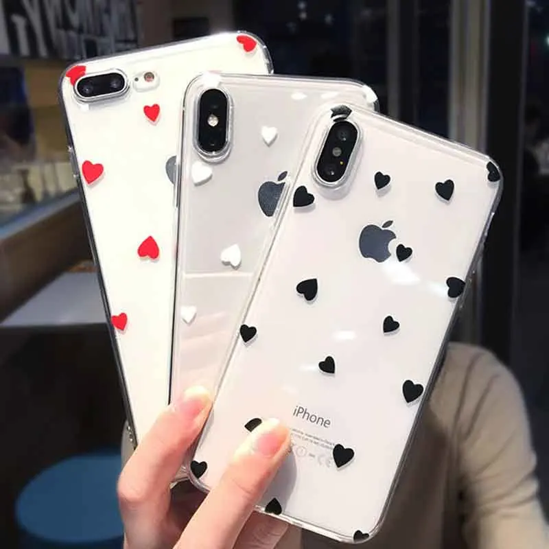 Sunforward чехол для телефона с маленьким сердечком iPhone X чехлы XR XS Max 6 6s 7 8 Plus тонкая