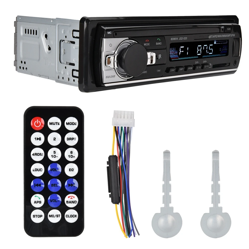 Музыкальный плеер без потерь MP3 радио Автомобильный Bluetooth 4 0 AUX вход FM с