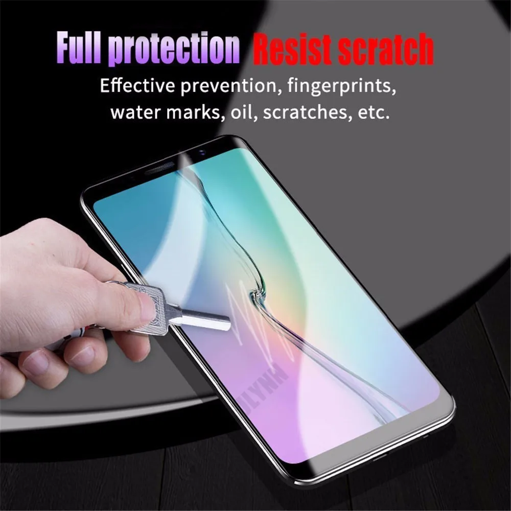 Закаленное стекло с полным покрытием для Samsung Galaxy A5 A6 A7 A8 Plus 2018 A10 A20 A30 A40 A50 9H