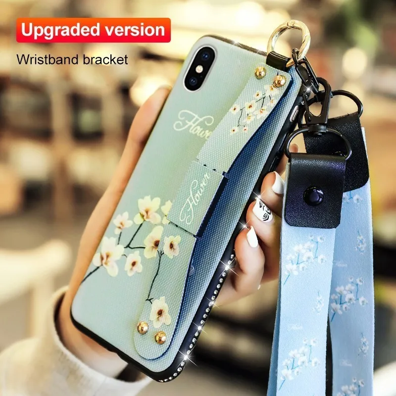 Блестящий цветочный чехол для Iphone 7 6 6s Plus Xs Max Xr X Шикарный Роскошный сотового