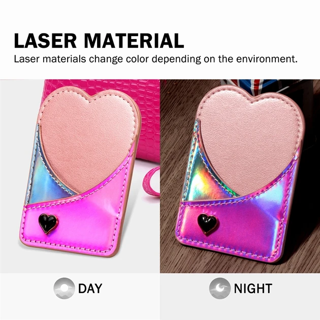 Универсальный чехол кошелек C ku Laser Bling для Iphone X XS MAX XR 8 7 PLUS 6 6S SE 5S 4S удостоверения