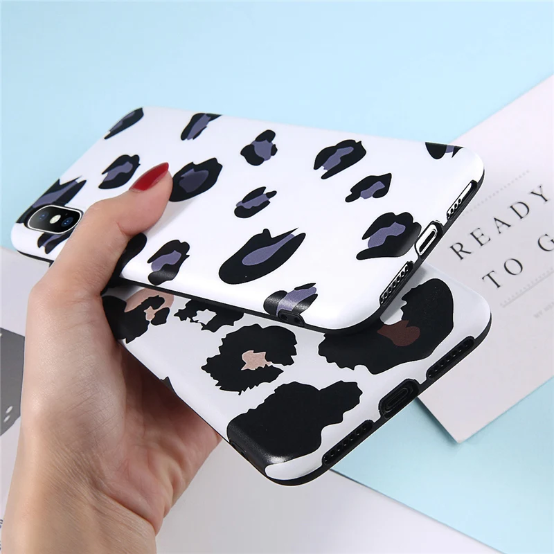 Lovebay чехол для телефона iPhone 6 6s 7 8 Plus X XR XS Max Модный Леопардовый принт цветной