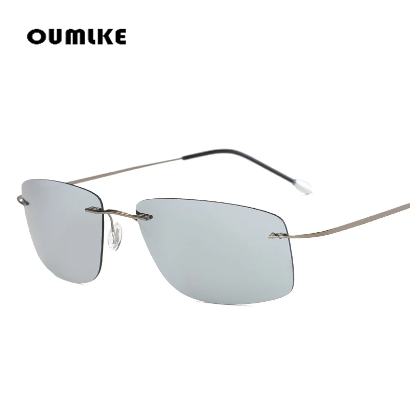 OUMLKE 2019 модные Сверхлегкие титановые поляризованные солнцезащитные очки для