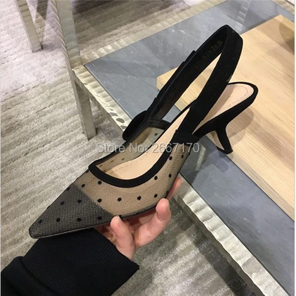 Женские туфли Mary Janes на плоской подошве Модные прозрачные с дышащей сеткой и