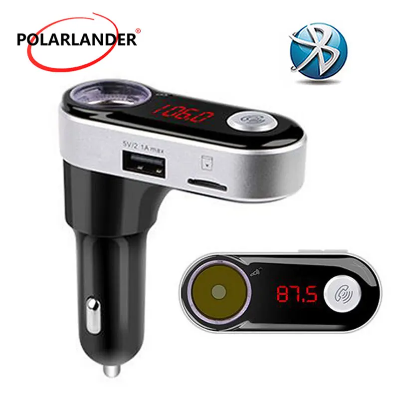 Car MP3 Player Bluetooth FM transmitter audio modulator Handsfree LCD screen Charger Cigarette Lighter | Автомобили и мотоциклы