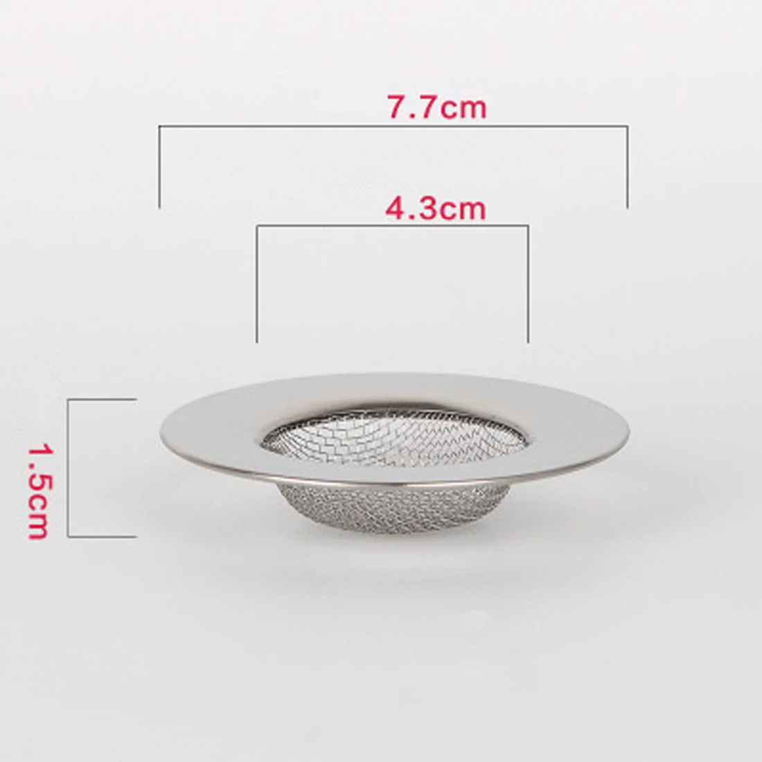

Drain Hole Filter Stainless Steel Mesh Sink Strainer Bath Hair Trap Stopper Trap Kitchen Bathroom Strainer Drain Stopper Filter