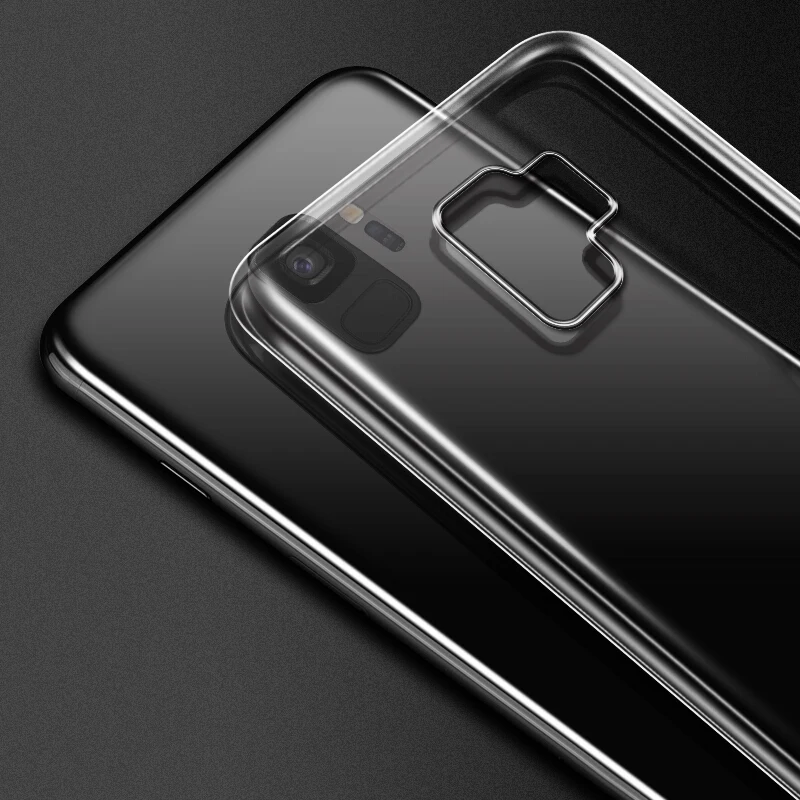 Transparent Soft Clear Silicone Back Cover Phone Case For Samsung A7 2018 A750F A750 Galaxy A6 A8 Plus S8 S9 |