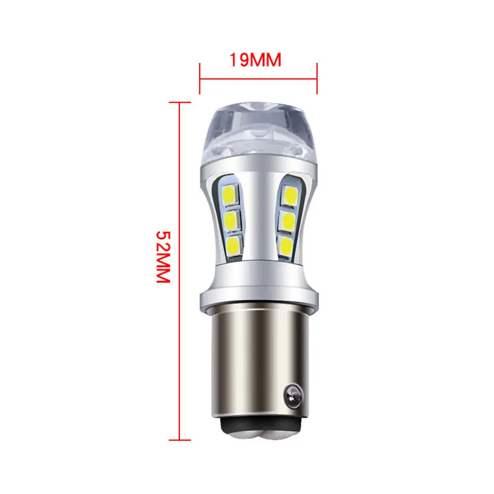 

18W Car 3030 LED Bulbs Canbus 1157 LED For Brake Reverse Light Turn Signal 12V Red White flog light taillight