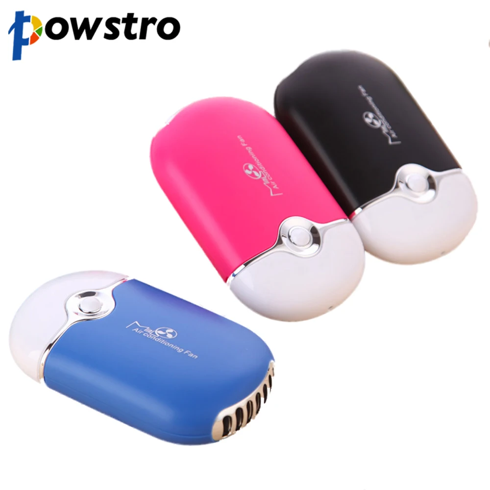 Миниатюрный вентилятор Powstro с USB портативный офисный кондиционер ручной