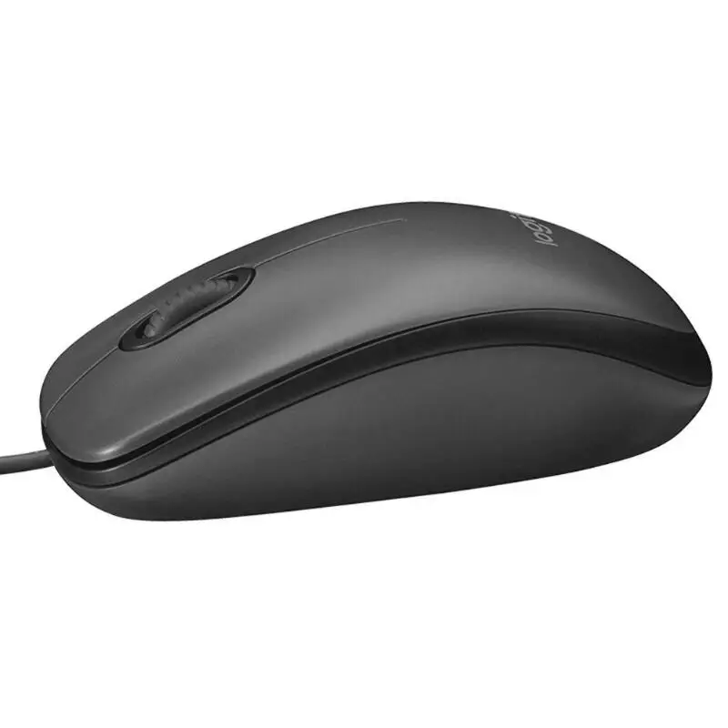 Проводная мышь Logitech M90 USB эргономичный дизайн 3 кнопки 1000DPI оптическая геймерская