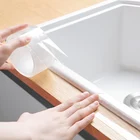 Самоклеящиеся прозрачные наклейки для кухонной раковины, водостойкая настенная угловая лента, антивлагостойкая Керамическая лента для ванной комнаты