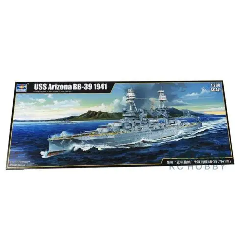 Trumpeter 1/200 03701 USS BB 39 Arizona Warship 1941 модель комплект статического линкор TH05337 SMT2|Наборы
