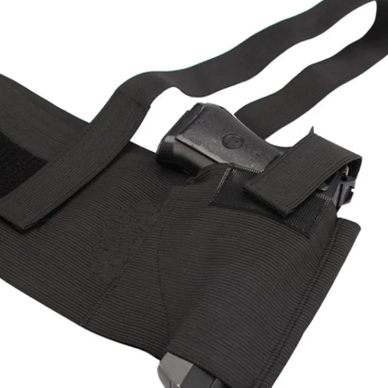 Durable and Flexible Tactical Adjustable Belly Band Waist Pistol Gun Holster Belt Girdle New |