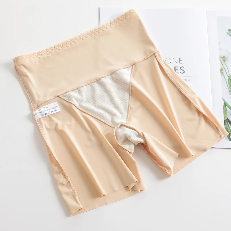 Женские бесшовные нейлоновые трусики с высокой талией шорты безопасности штаны |