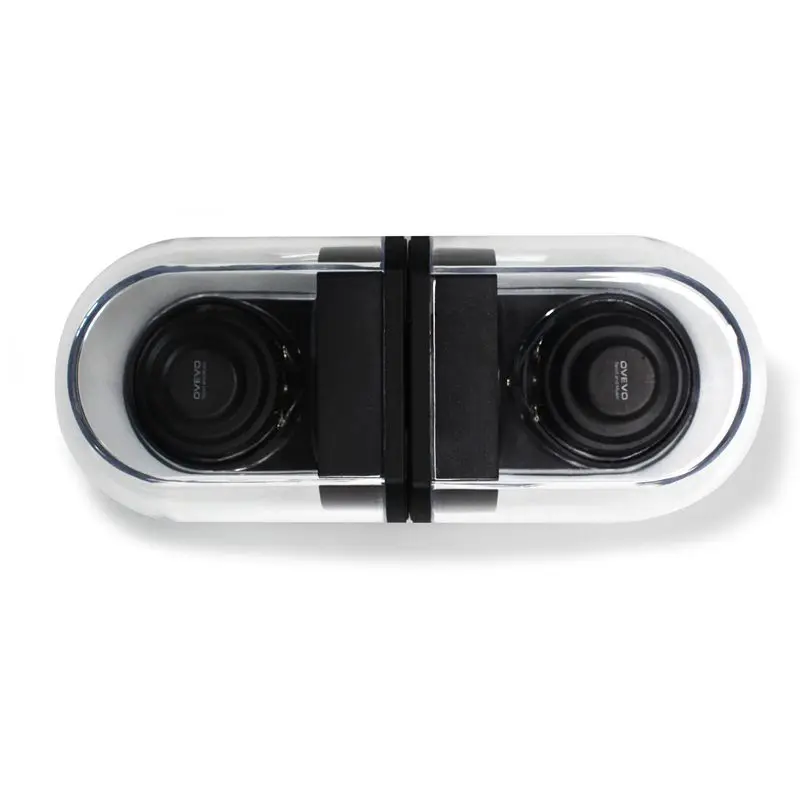 OVEVO D18 Bluetooth динамик 3D магнит 4 2 s с микрофоном прозрачный домашний стерео объемный