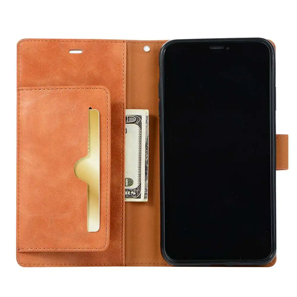 KISSCASE винтажный кожаный флип чехол для телефона iPhone 5 5S SE 6 6S 7 8 Plus кошелек Подставка
