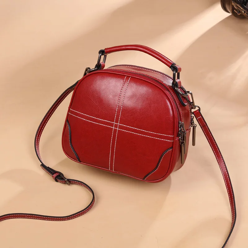 

Fashion Small Women Shoulder Bags Genuine Leather Mini Womens Handbags Famous Brand Ladies Bags Leather Causal Crossbody Bags