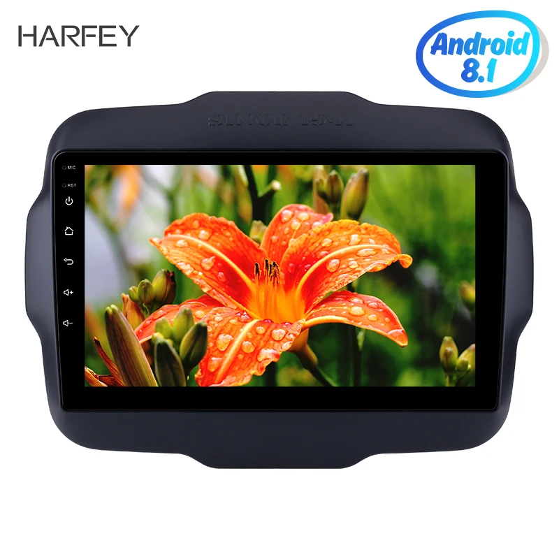 Harfey четырехъядерный Android 9 0 автомобильный мультимедийный плеер дюймов 2din для 2016
