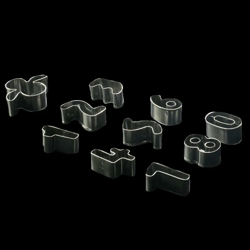 DIY 10pcs/set Stainless Steel Digital Biscuit Mold Plunger Paste Decor 3D Fondant New Cookie Cake Pastry Baking Mould - купить по