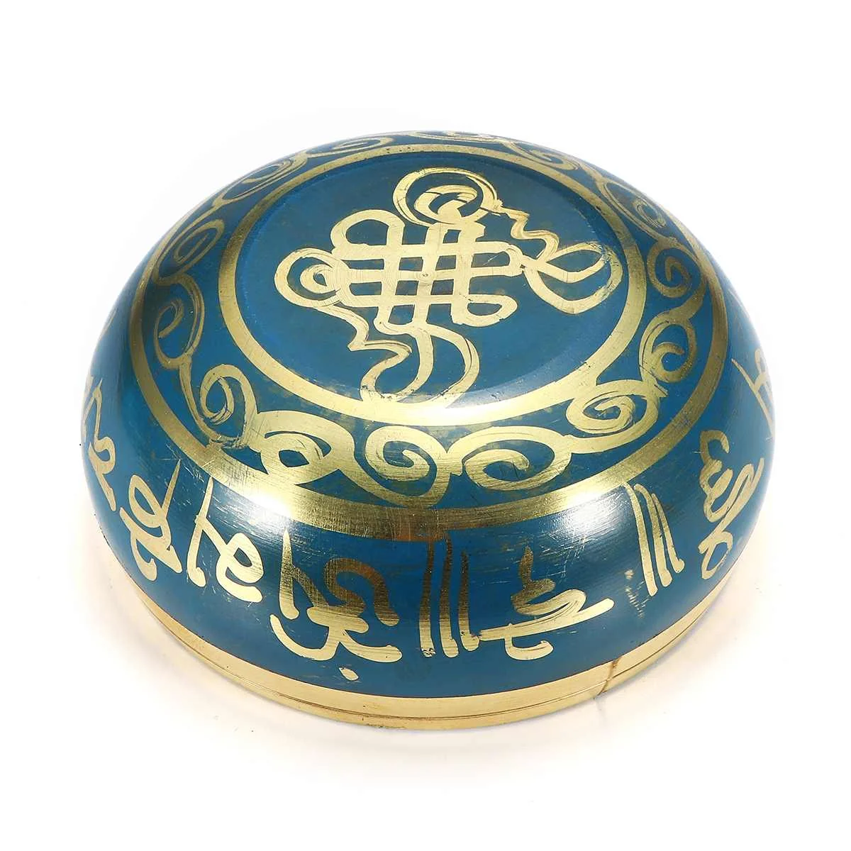 Singing Bowl Chakra Meditation 8.5cm Tibetan Buddhism Yoga Healing Relaxation Low Frequency Sound Deep into Body Core For | Дом и сад