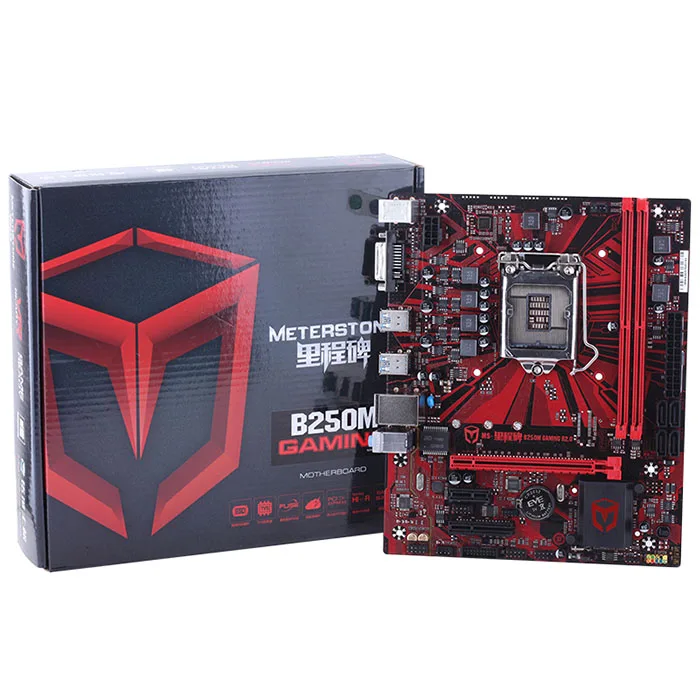 MAXSUN B250M игровой R2.0 Материнская плата Intel SATA3.0 USB3.0 двухканальный DDR4 DVI + HDMI Игровая