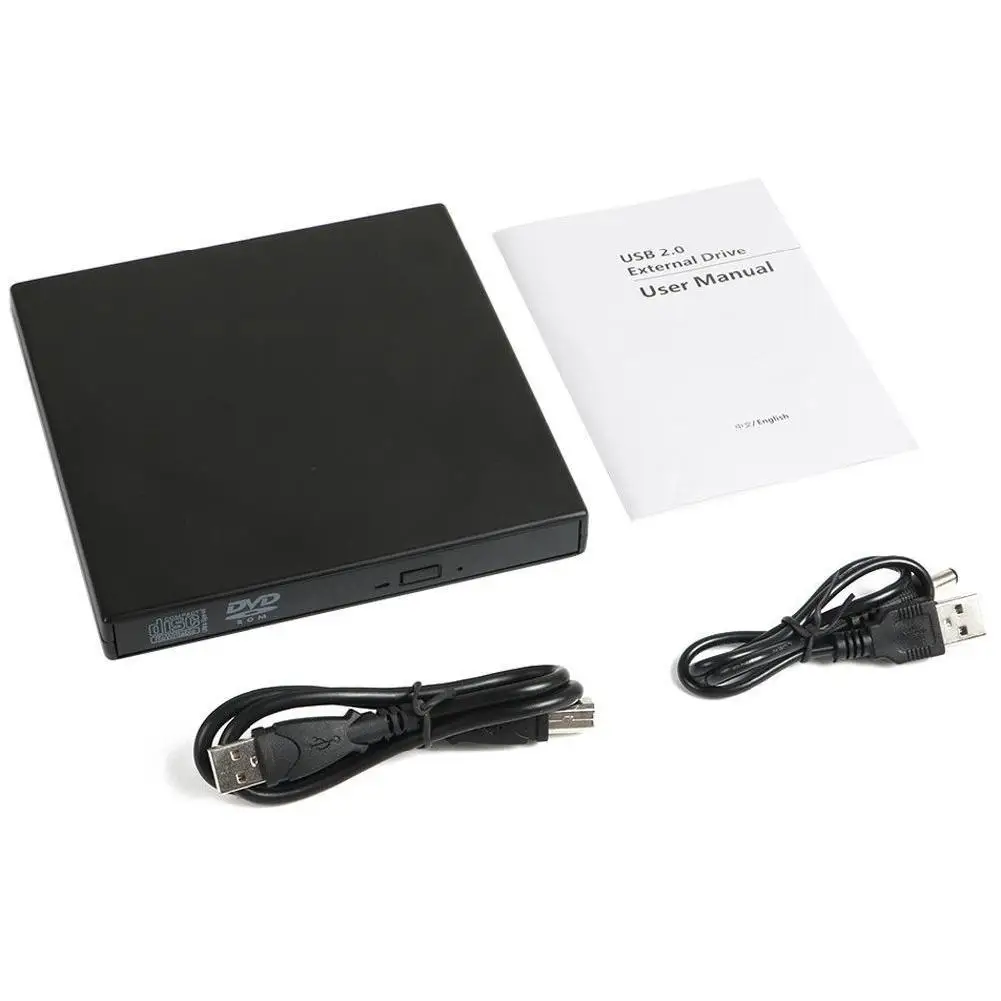USB 2 0 привод горелки компакт диск внешний DVD проигрыватель дисков писатель ROM