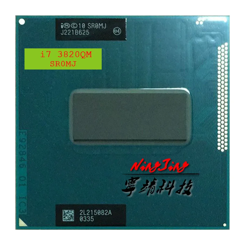 Четырехъядерный процессор Intel Core i7 3820QM SR0MJ 2 7 ГГц Восьмиядерный 8 м 45 Вт разъем G2 /