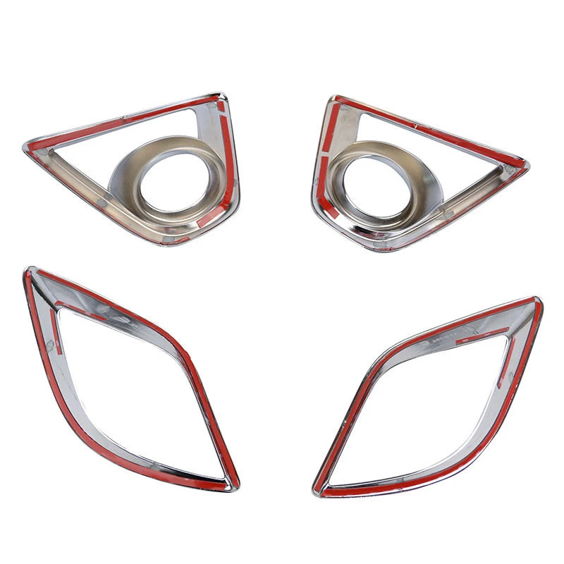 Set For 2012-14 Mazda Cx-5 Cx5 Chrome Front Rear Reflector Fog Light Cover Trim | Автомобили и мотоциклы