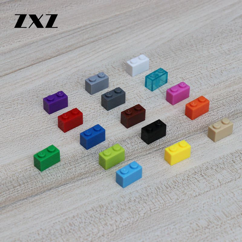 Объемные кирпичи 1X2 классические мелкие строительные блоки детали DIY игрушки
