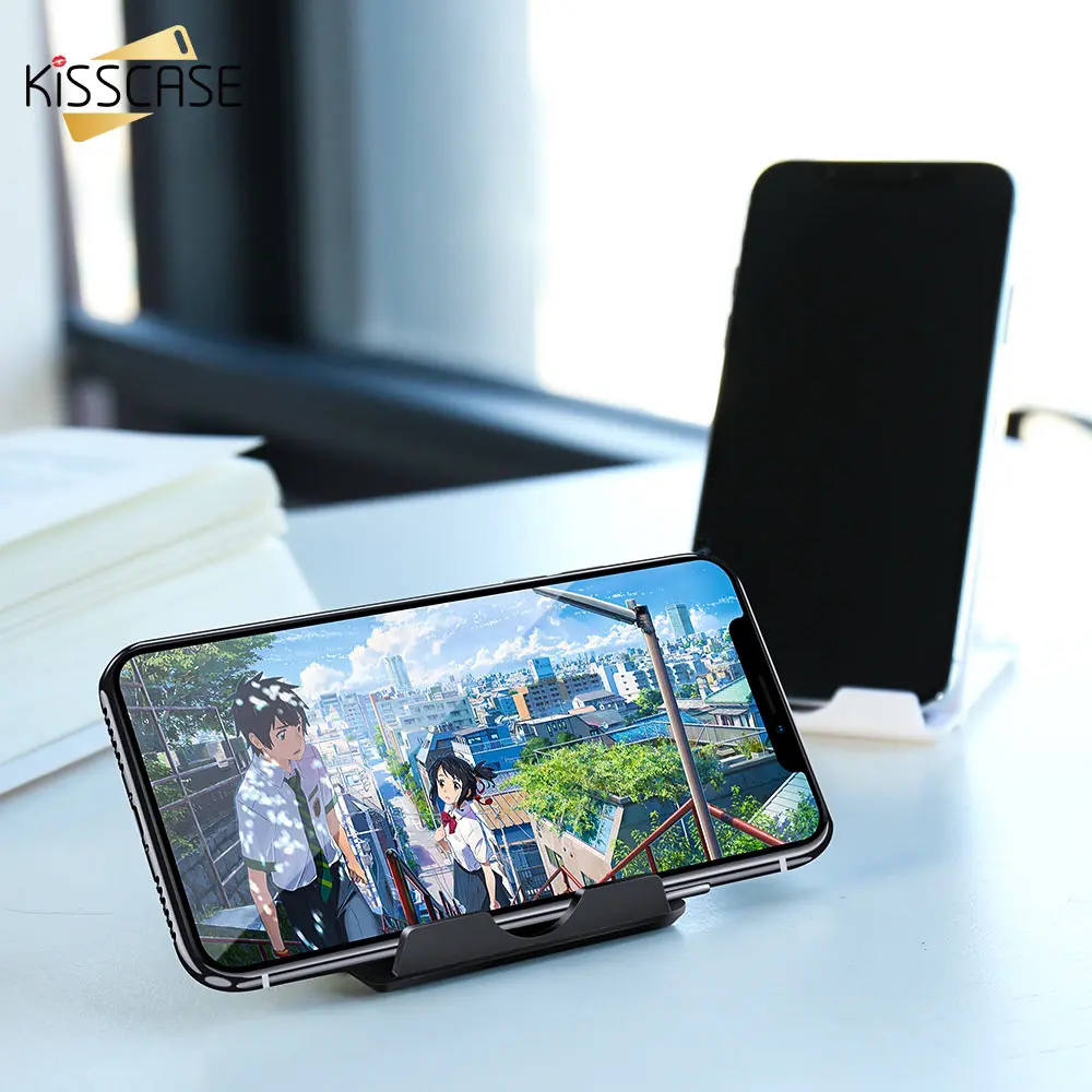 KISSCASE регулируемый держатель для мобильного телефона Подставка iPhone