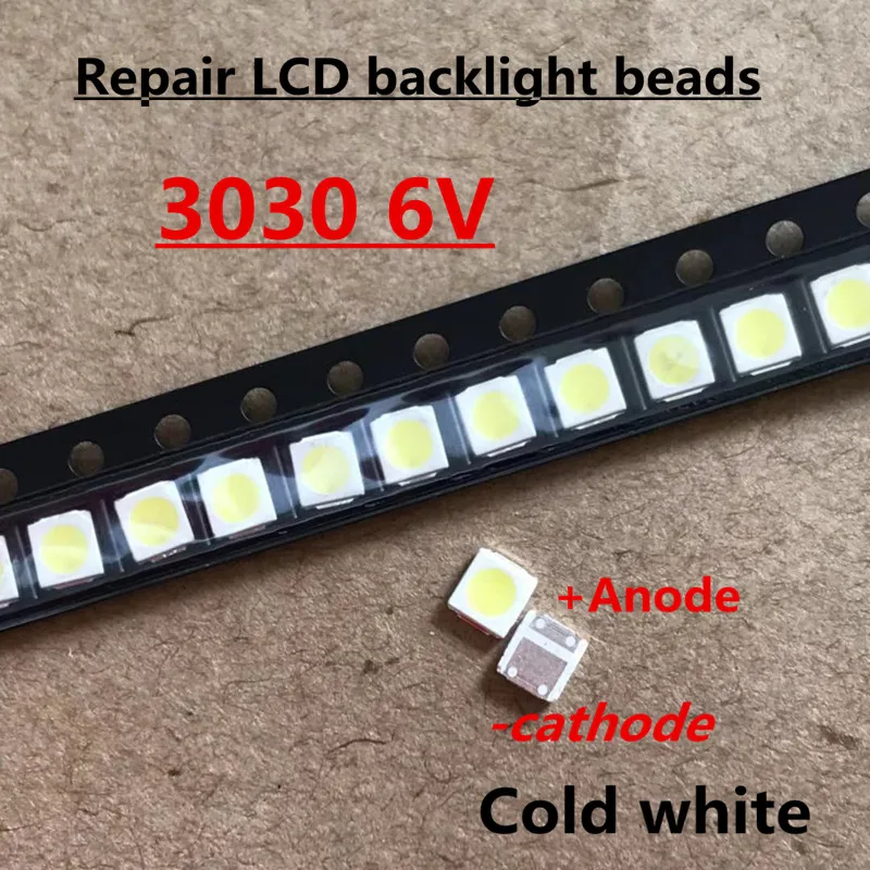 200 шт./Lextar Retroilluminazione A Светодиодный Ad Alta Potenza 1 8 Вт 3030 6 в bianco Freddo 150-187LM PT30W45 V1