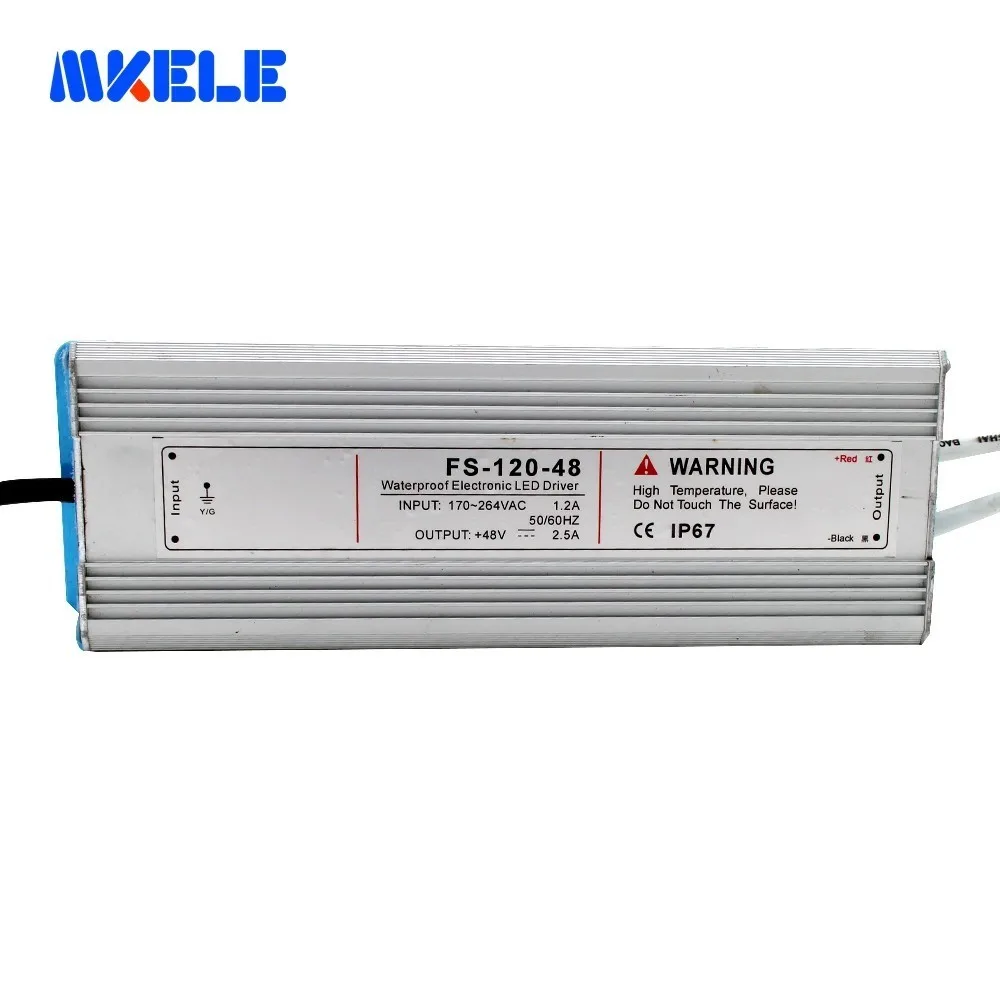 

Waterproof Electronic LED Driver Transformer Power Supply AC to DC 120w 12V 15V 24V 36V 48V CE Small Volume for LED Strip light