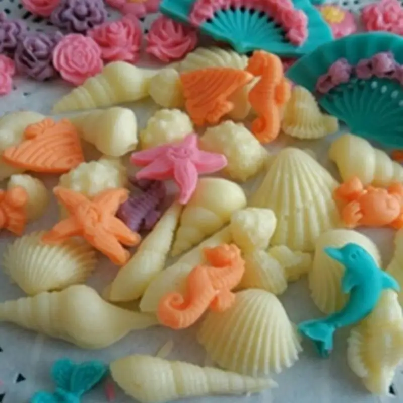 Креативная силиконовая форма для льда подводный мир ракушка модель шоколада