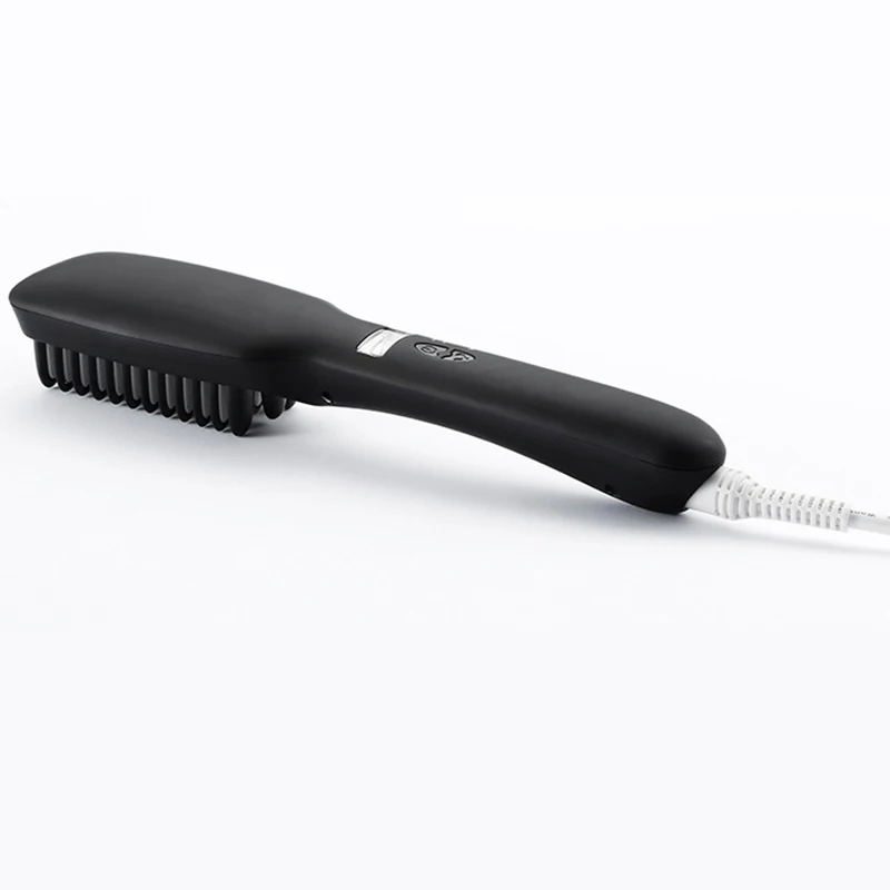 Выпрямитель для волос щетка Электрический паровой спрей ЖК дисплей быстрый