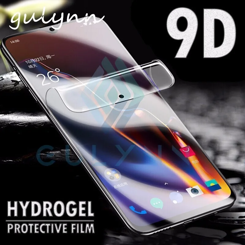 

9D Curved Soft Hydrogel Film For Oneplus 6 5T 5 Explosion-proof Glass For Oneplus 6T 8 7 T Screen Protector Surface Phone Cover