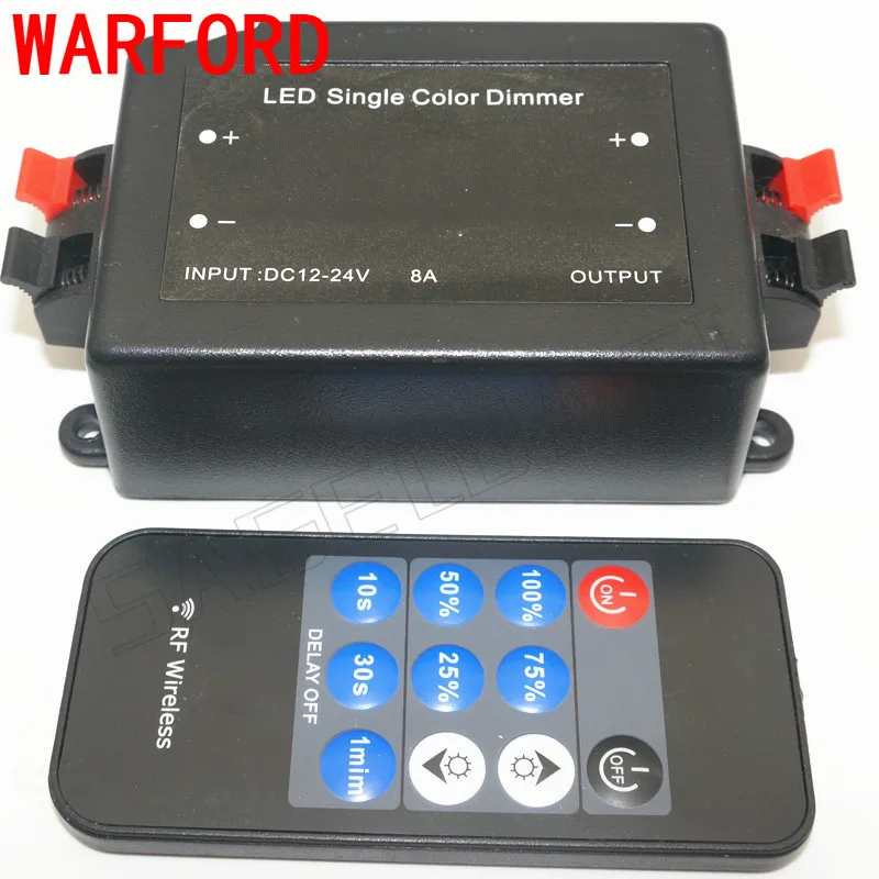 DC12 24V Mini 11 key RF беспроводной пульт дистанционного управления яркости Диммер