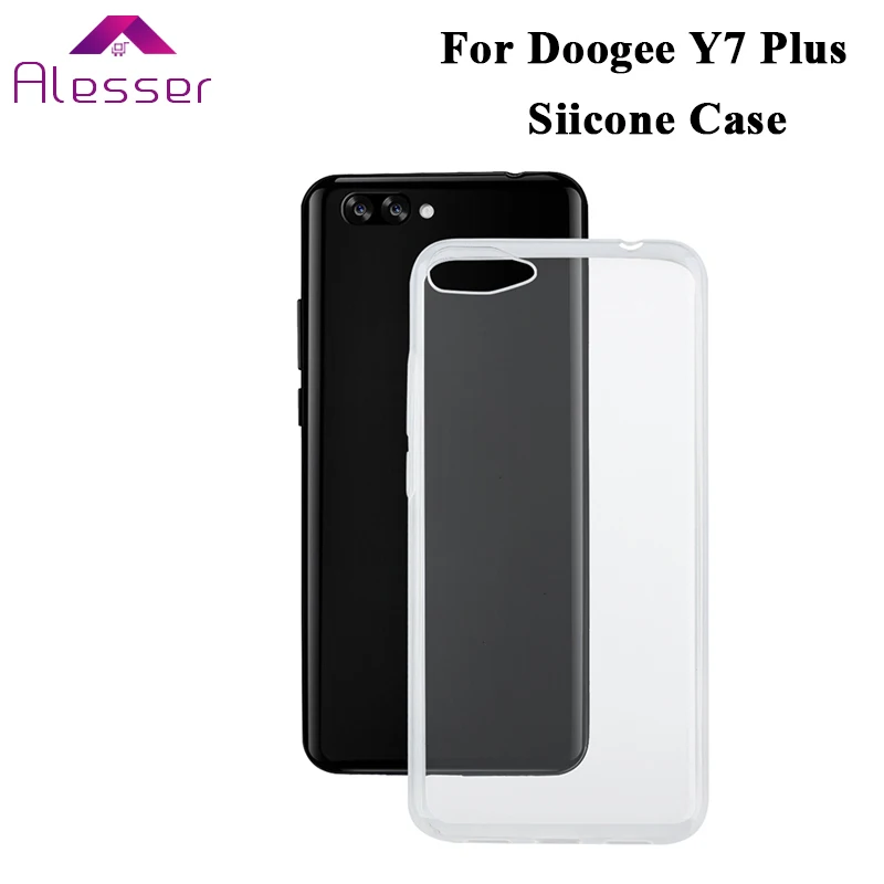 Силиконовый чехол Alesser Для Doogee Y7 Plus мягкий прозрачный защитный накладка