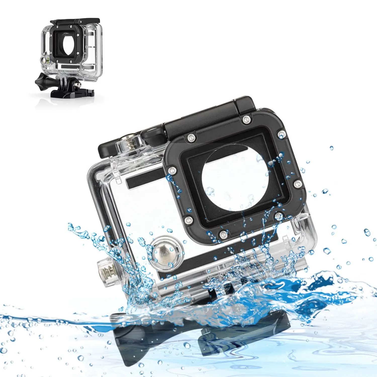 OPQ Водонепроницаемый защитный чехол для дайвинга GoPro Hero 3 + 4 Go Pro OZ|Чехлы экшн-камер|