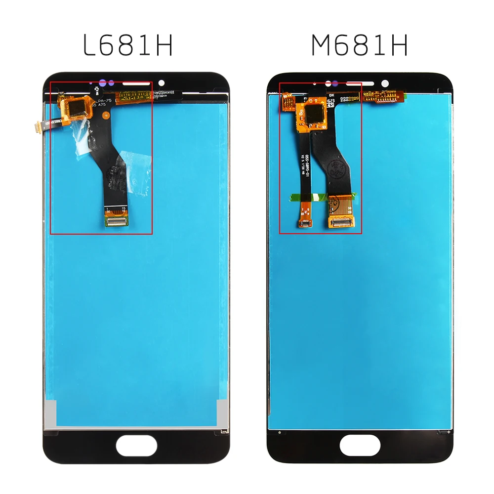 

Srjtek 5.5" for Meizu M3 Note L681H LCD Panel Touch Screen Digitizer Sensor Glass Full Assembly For Meizu M3 Note Display M681H