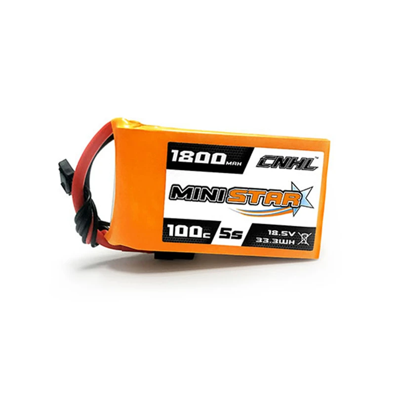 CNHL MiniStar 4S/5S 14 8 V 18 5 1800mAh 100C Lipo батарея с штепсельной вилкой XT60 для радиоуправляемых